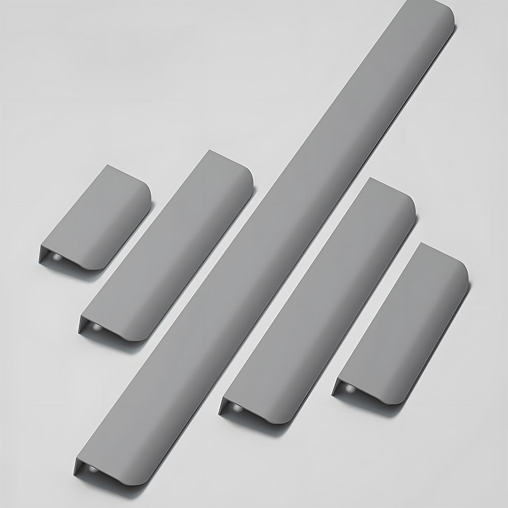 Comforsyco Long Multicolored Simple Invisible Finger Cabinet Drawer Handles