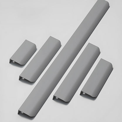 Comforsyco Long Multicolored Simple Invisible Finger Cabinet Drawer Handles