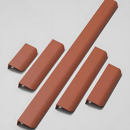 Comforsyco Long Multicolored Simple Invisible Finger Cabinet Drawer Handles