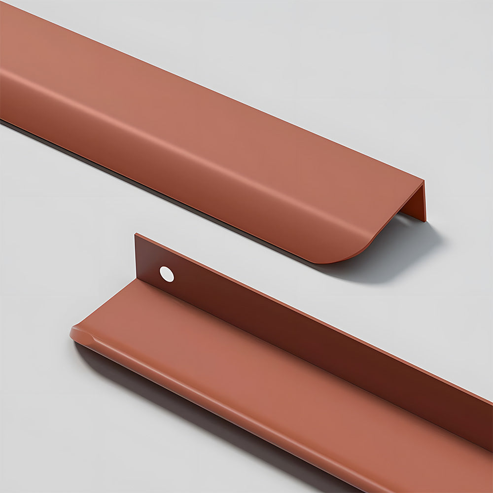 Comforsyco Long Multicolored Simple Invisible Finger Cabinet Drawer Handles