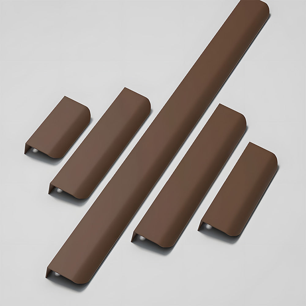 Comforsyco Long Multicolored Simple Invisible Finger Cabinet Drawer Handles