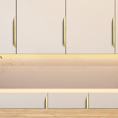 Comforsyco Long Multicolored Simple Invisible Finger Cabinet Drawer Handles