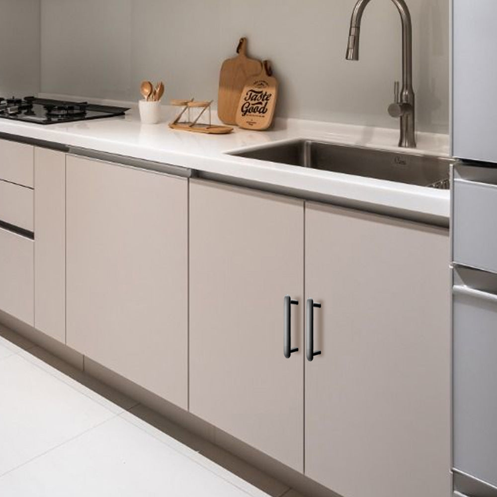 Comforsyco Long Strip Cabinet Handles and Knobs, Zinc Alloy
