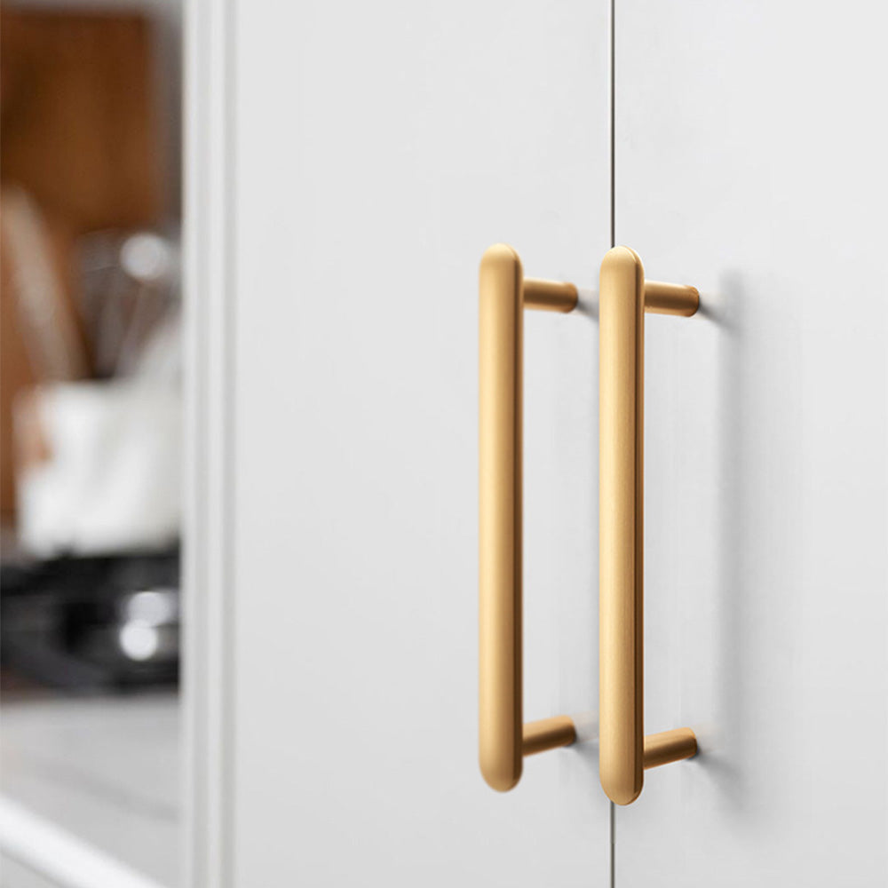 Comforsyco Long Strip Cabinet Handles and Knobs, Zinc Alloy