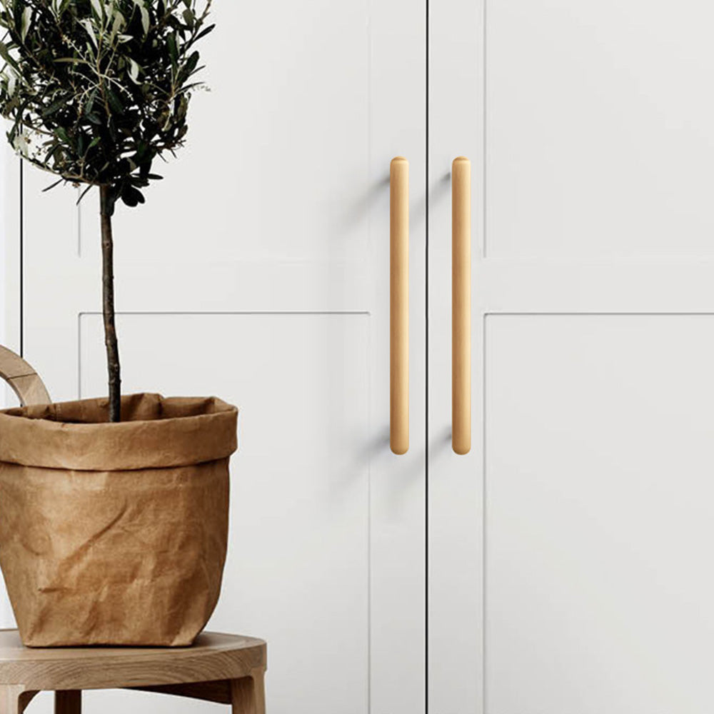 Comforsyco Long Strip Cabinet Handles and Knobs, Zinc Alloy