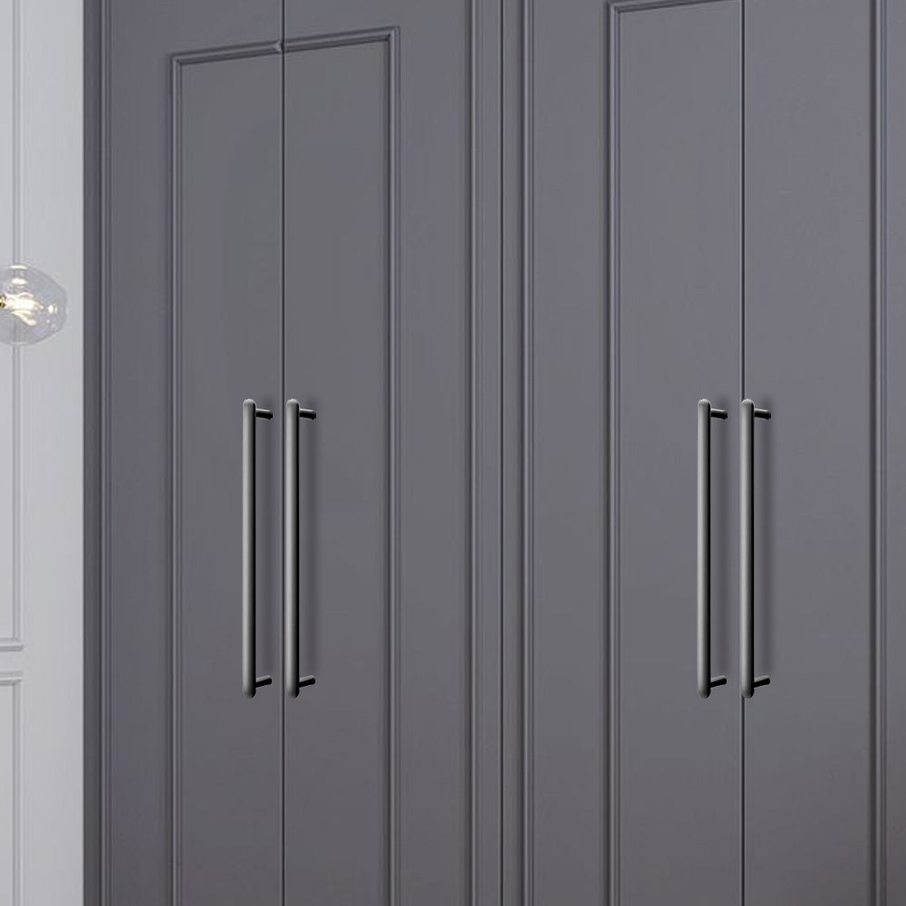 Comforsyco Long Strip Cabinet Handles and Knobs, Zinc Alloy