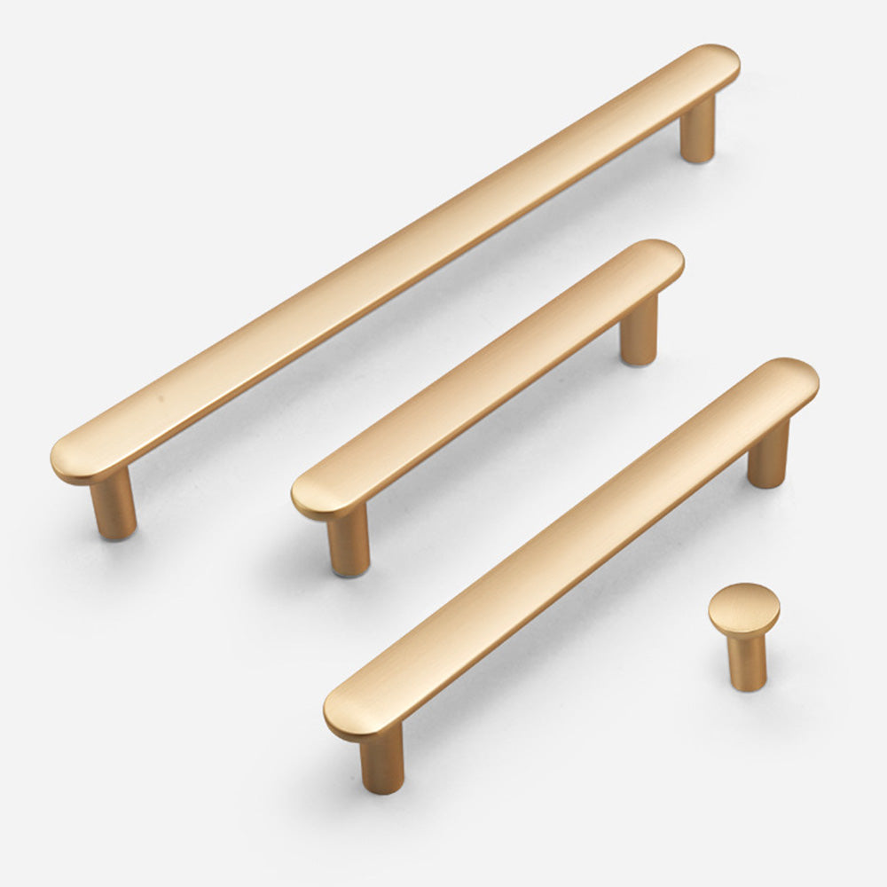 Comforsyco Long Strip Cabinet Handles and Knobs, Zinc Alloy