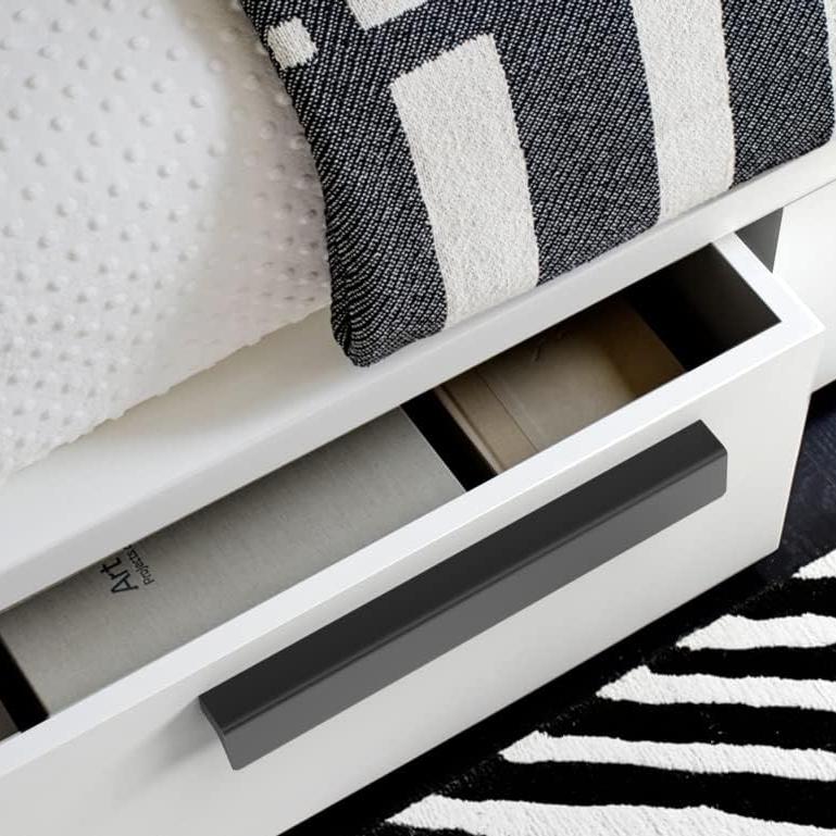 Comforsyco Low-Profile Flat Bar Cabinet Pulls and Handles