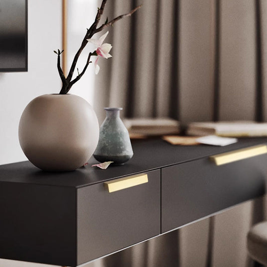 Comforsyco Low-Profile Flat Bar Cabinet Pulls and Handles