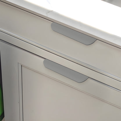 Comforsyco Low-Profile Invisible Finger Pulls and Drawer Handles