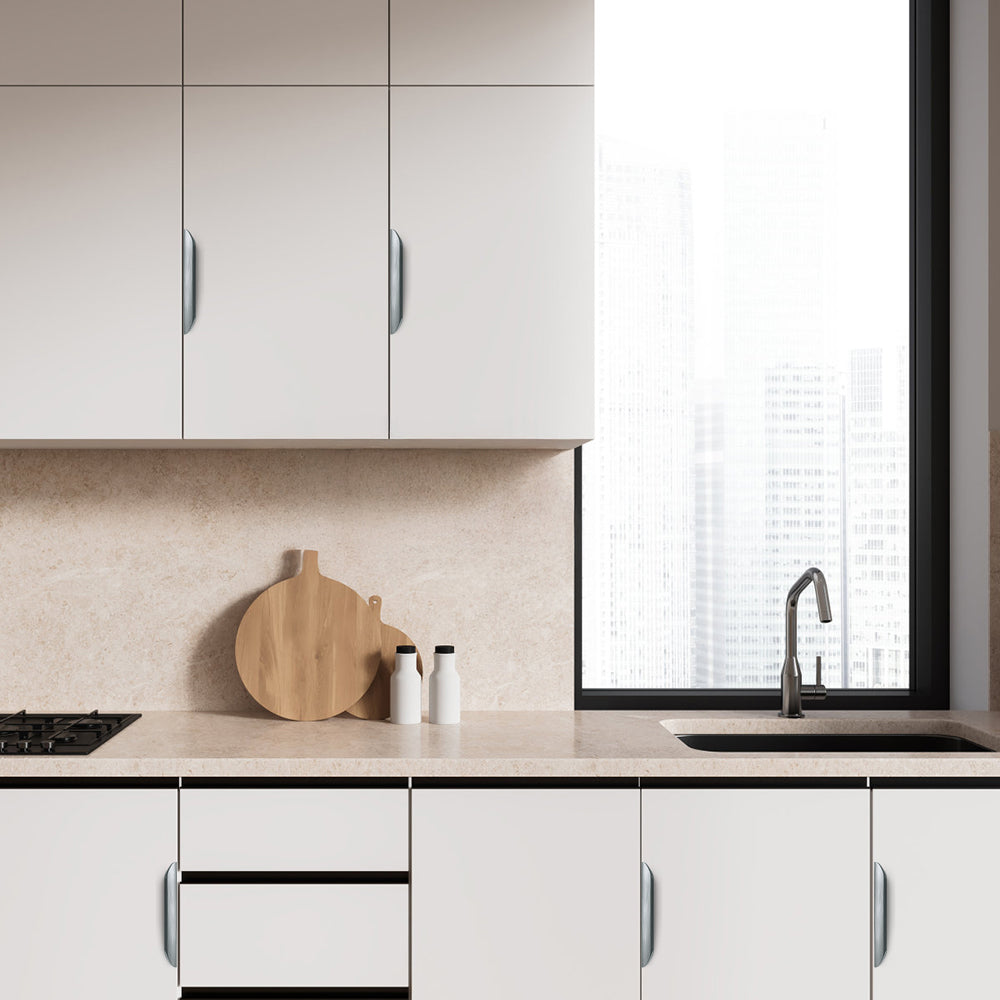 Comforsyco Low-Profile Invisible Finger Pulls and Drawer Handles