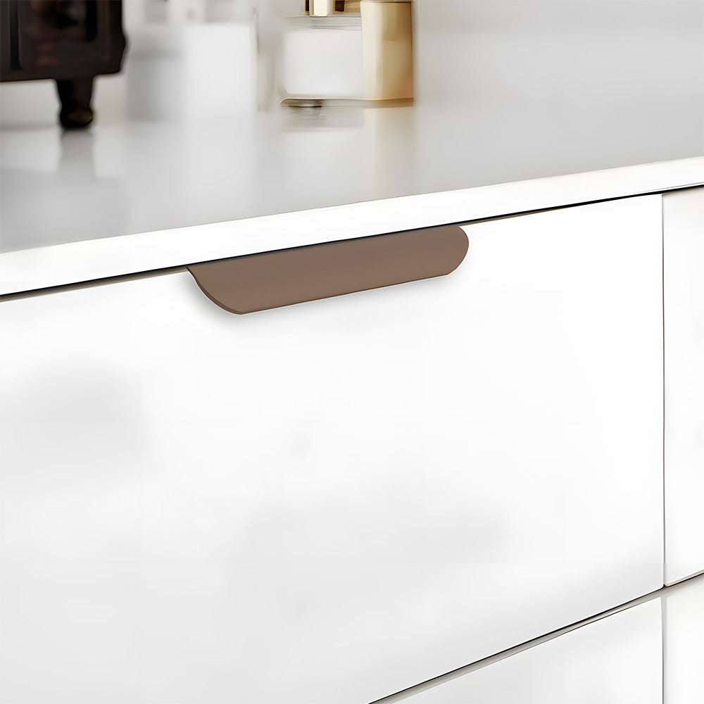 Comforsyco Low-Profile Invisible Finger Pulls and Drawer Handles