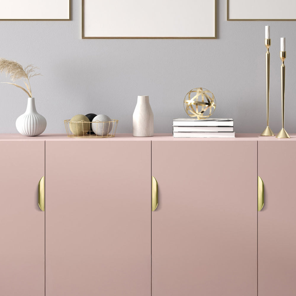 Comforsyco Low-Profile Invisible Finger Pulls and Drawer Handles