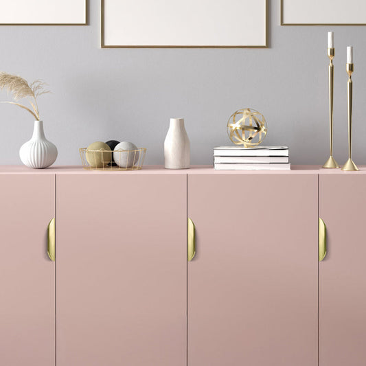 Comforsyco Low-Profile Invisible Finger Pulls and Drawer Handles