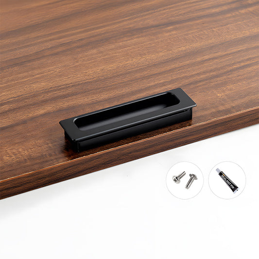 Comforsyco Low-Profile Recessed Finger Pull Cabinet Handles