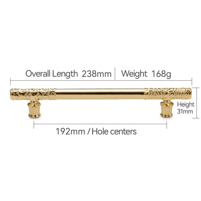 Comforsyco Luxury Gold Kitchen Wardrobe Bar Cabinet Pulls