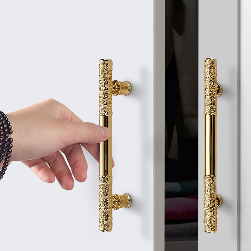 Comforsyco Luxury Gold Kitchen Wardrobe Bar Cabinet Pulls