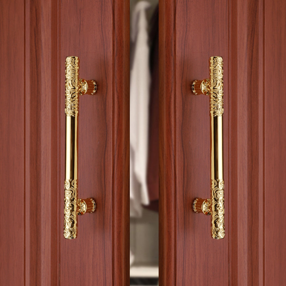 Comforsyco Luxury Gold Kitchen Wardrobe Bar Cabinet Pulls