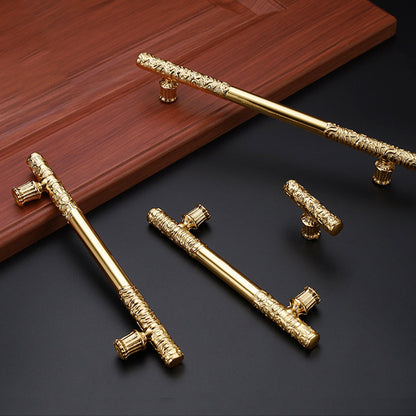 Comforsyco Luxury Gold Kitchen Wardrobe Bar Cabinet Pulls