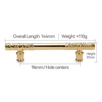 Comforsyco Luxury Gold Kitchen Wardrobe Bar Cabinet Pulls