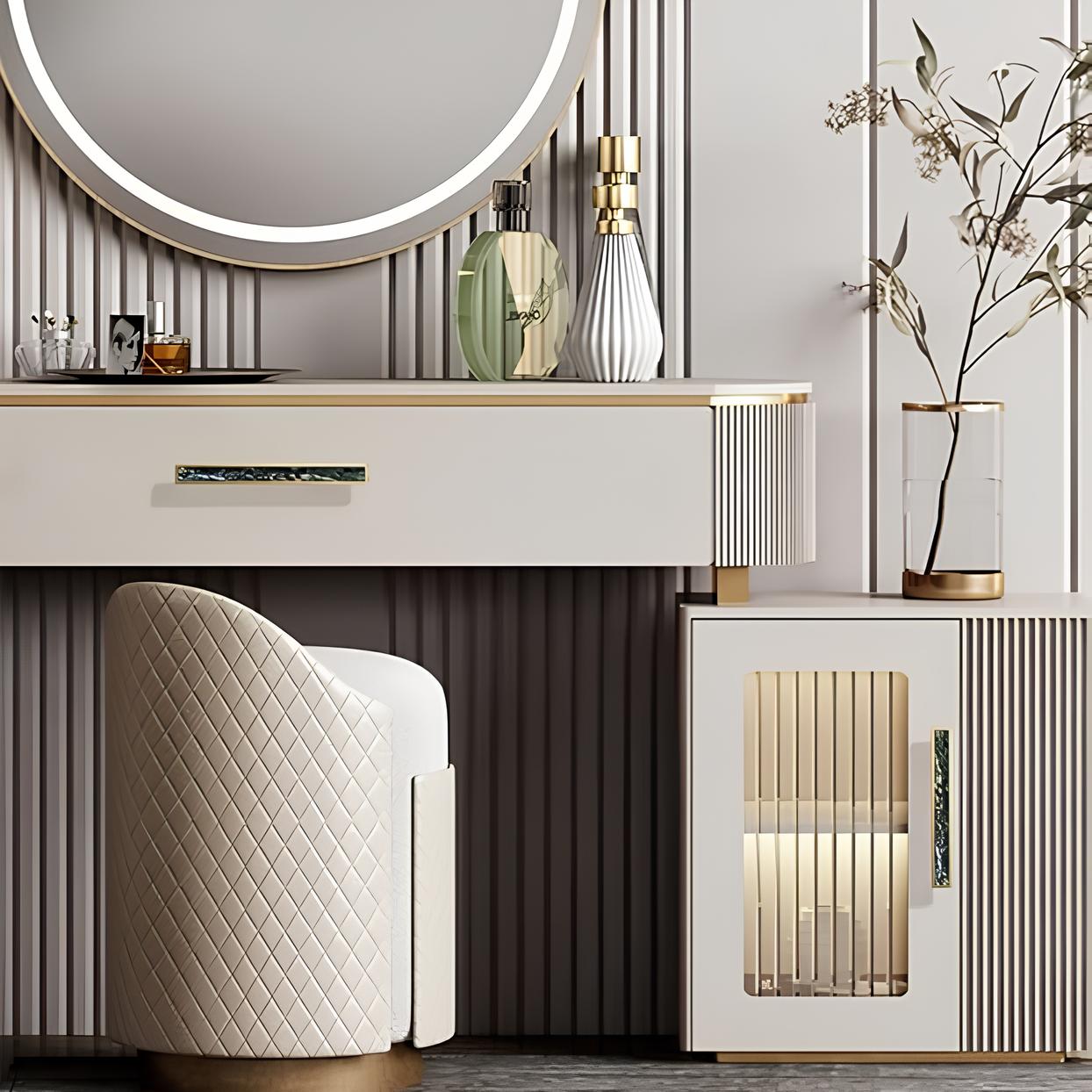 Comforsyco Marble Mother-of-Pearl Cabinet Pulls and Knobs