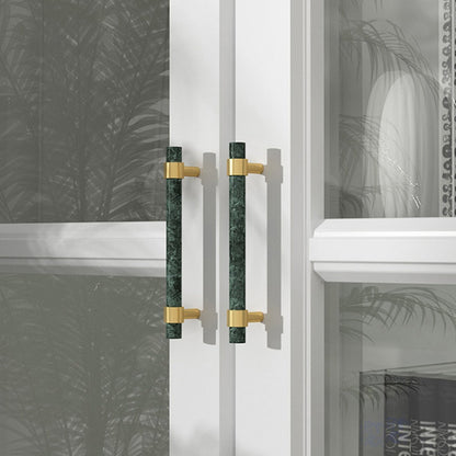 Comforsyco Marble Zinc Alloy T-Bar Cabinet Pulls