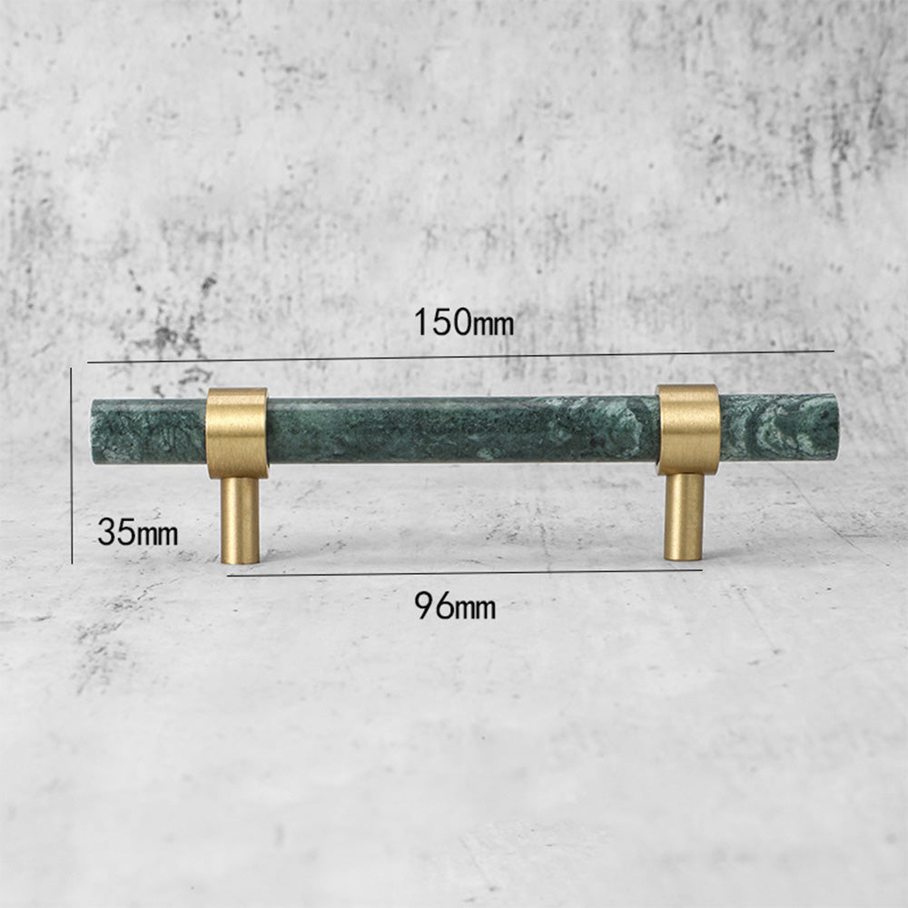 Comforsyco Marble Zinc Alloy T-Bar Cabinet Pulls