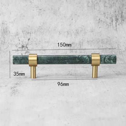 Comforsyco Marble Zinc Alloy T-Bar Cabinet Pulls