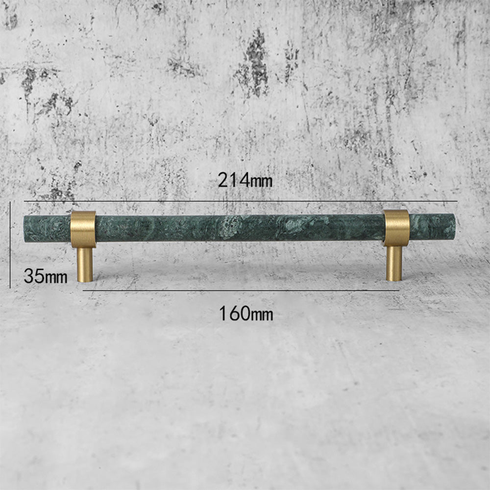 Comforsyco Marble Zinc Alloy T-Bar Cabinet Pulls