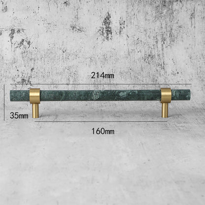 Comforsyco Marble Zinc Alloy T-Bar Cabinet Pulls