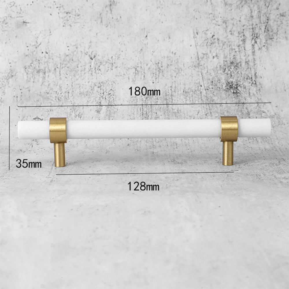 Comforsyco Marble Zinc Alloy T-Bar Cabinet Pulls