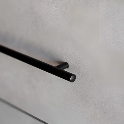 Comforsyco Matte Black Euro-Style Cabinet Bar Pulls