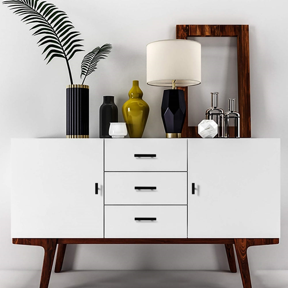 Comforsyco Matte Black Square Bar Drawer Pulls and Cabinet Handles