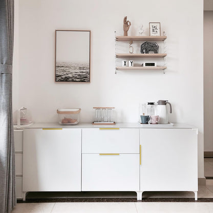Comforsyco Minimalist Finger Edge Pulls for Cabinets