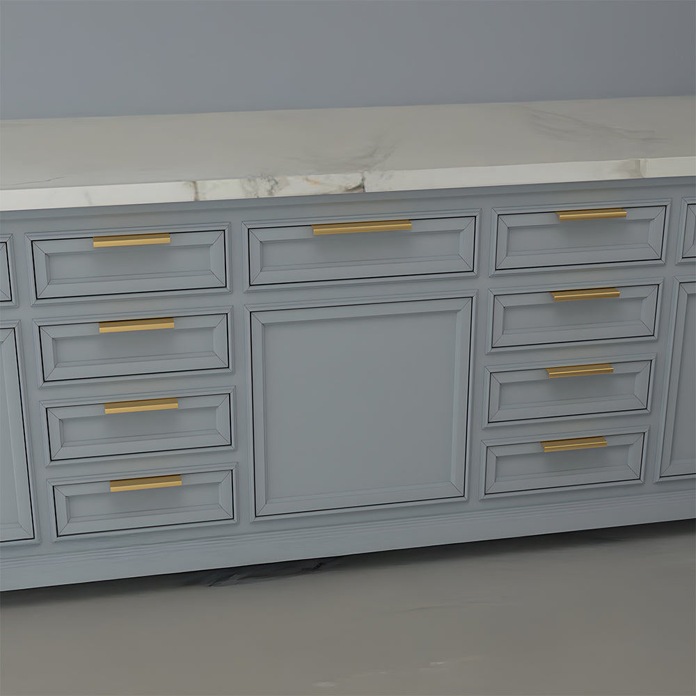 Comforsyco Minimalist Finger Edge Pulls for Cabinets