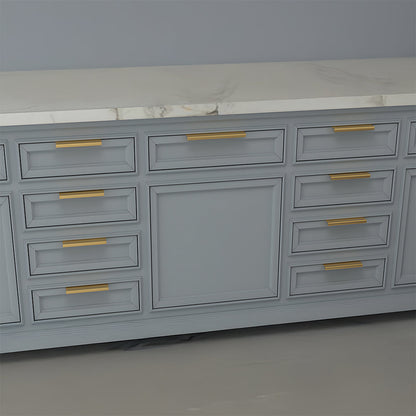 Comforsyco Minimalist Finger Edge Pulls for Cabinets