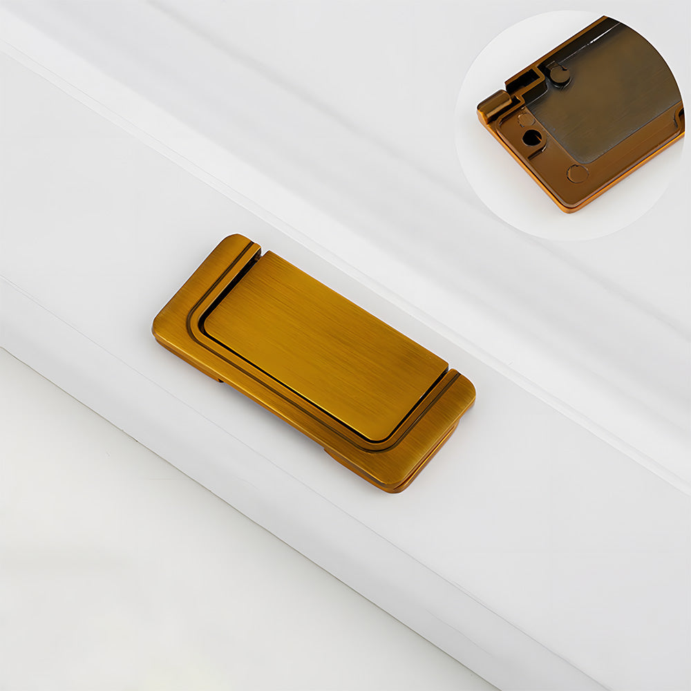 Comforsyco Minimalist Recessed Edge Cabinet Handles for Drawers and Cabinets