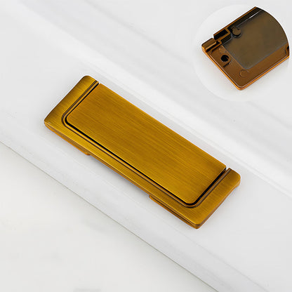 Comforsyco Minimalist Recessed Edge Cabinet Handles for Drawers and Cabinets