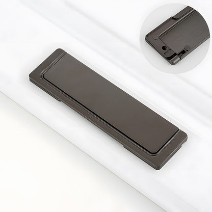 Comforsyco Minimalist Recessed Edge Cabinet Handles for Drawers and Cabinets
