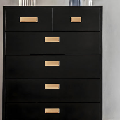 Comforsyco Minimalist Recessed Edge Cabinet Handles for Drawers and Cabinets