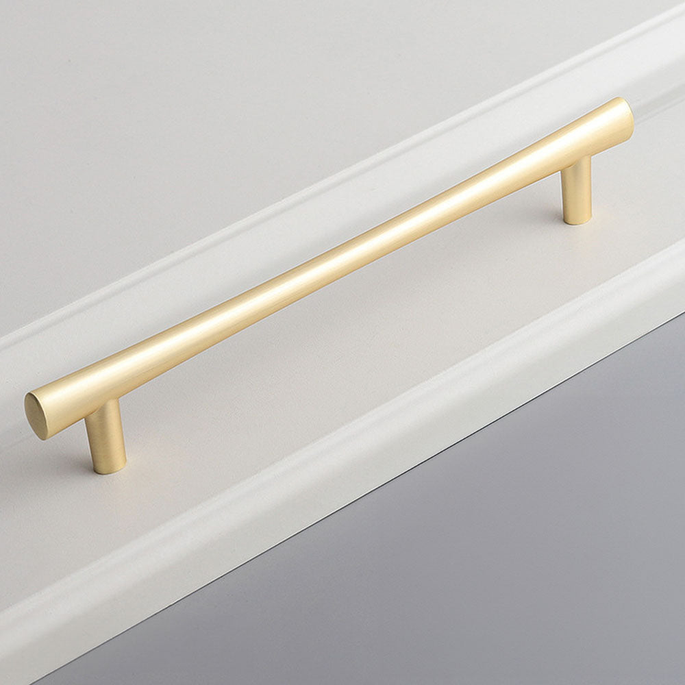 Comforsyco Minimalist Round Bar Cabinet Handles and Drawer Pulls