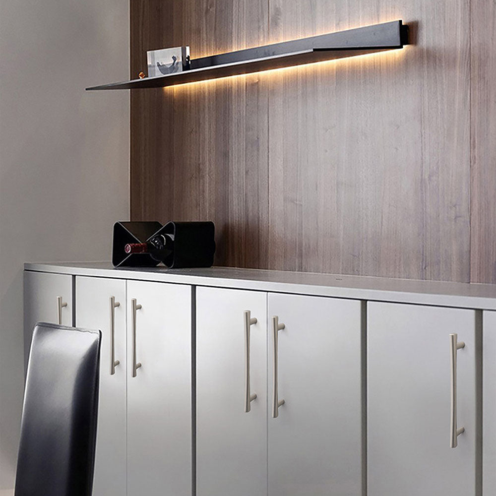 Comforsyco Minimalist Round Bar Cabinet Handles and Drawer Pulls