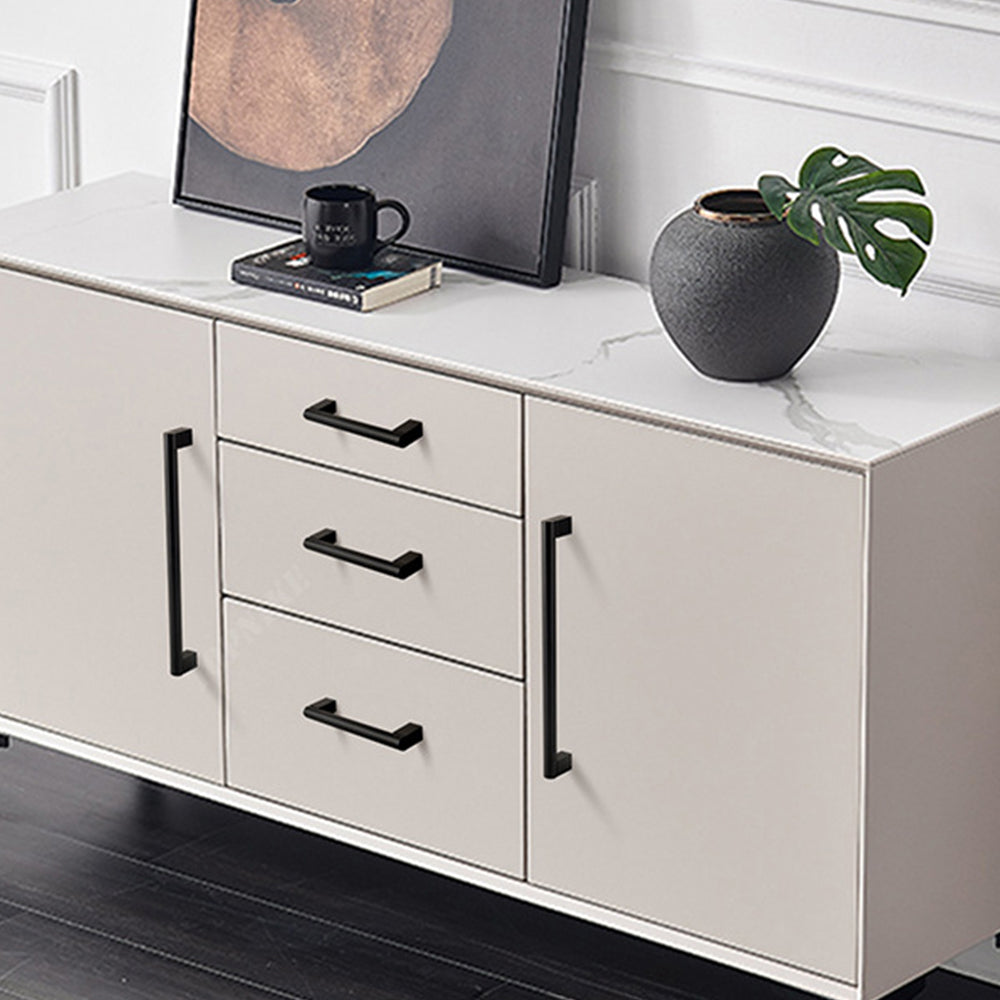 Comforsyco Minimalist Straight Bar Cabinet Handles and Pulls for Kitchen