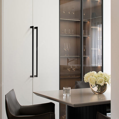 Comforsyco Minimalist Straight Bar Cabinet Handles and Pulls for Kitchen