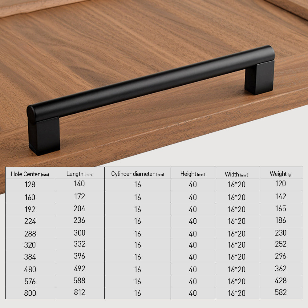 Comforsyco Minimalist Straight Bar Cabinet Handles and Pulls for Kitchen