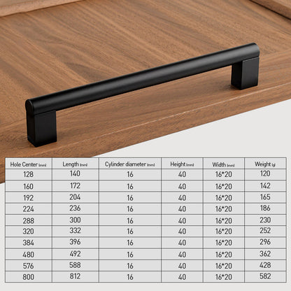 Comforsyco Minimalist Straight Bar Cabinet Handles and Pulls for Kitchen