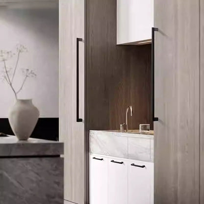 Comforsyco Minimalist Straight Bar Cabinet Handles and Pulls for Kitchen