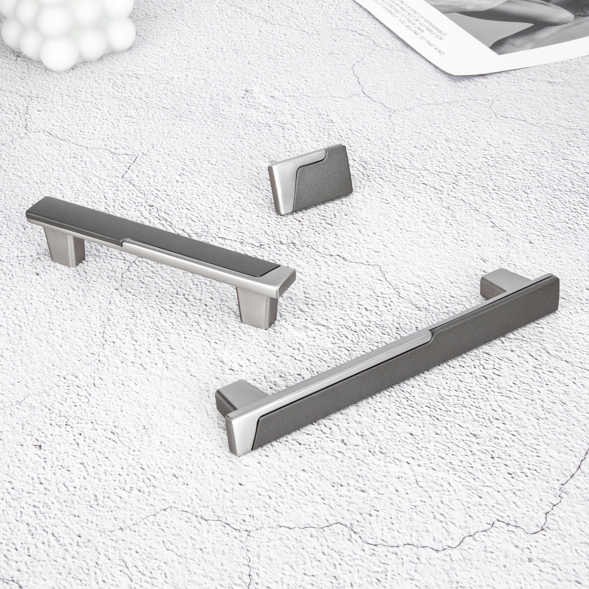 Comforsyco Mixed-Finish Zinc Alloy Cabinet Pulls and Knobs