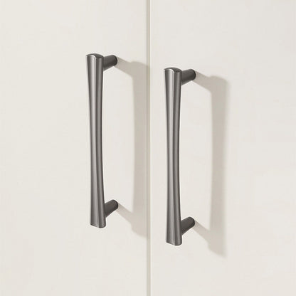 Comforsyco Modern Beveled Cabinet Handles and Knobs, Zinc Alloy