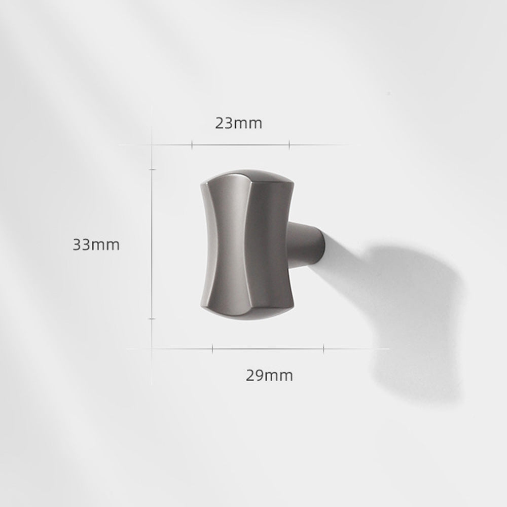 Comforsyco Modern Beveled Cabinet Handles and Knobs, Zinc Alloy